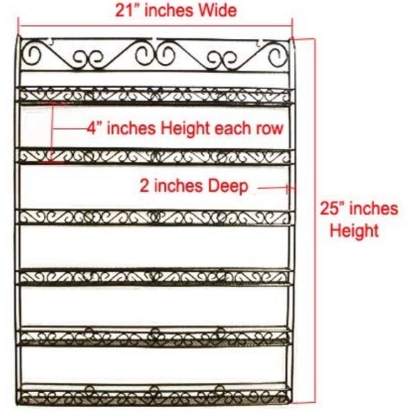 ♦️SOLD♦️ Wall Rack - Picture 2 of 3